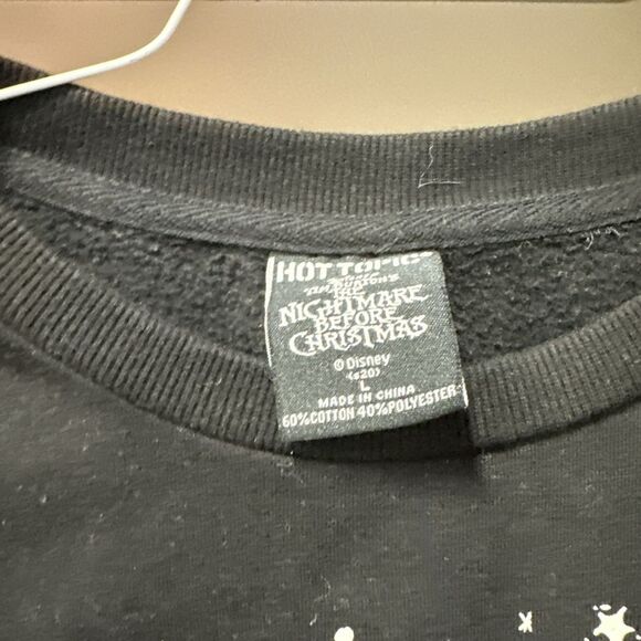 Hot topic Disney The Nightmare Before‎ Christmas Sweatshirt pullover men size L - Picture 2 of 5